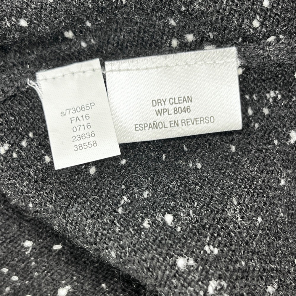 Charter Club Luxury Cashmere Mock‎ Neck Sweater Petite Black Roll Neck Old Money - Picture 5 of 8